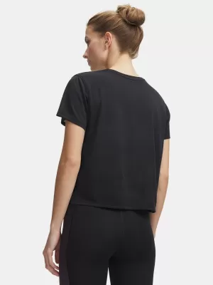 Ženska majica s kratkimi rokavi UNDER ARMOUR VELOCITI SHORTSLEEVE 6009540-001 ČRNA