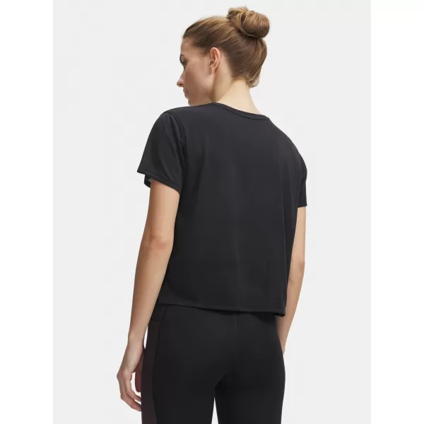  Ženska majica s kratkimi rokavi UNDER ARMOUR VELOCITI SHORTSLEEVE 6009540-001 ČRNA 