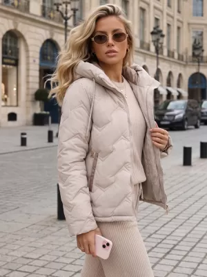 Ženska jakna DSTREET TY5945 BEŽ