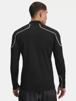 Moška majica s kratkimi rokavi UNDER ARMOUR COLD WEATHER GRID LS MOCK 6007127-001 ČRNA