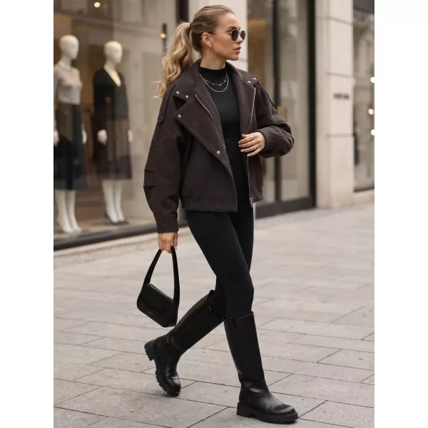  Ženska jakna DSTREET TY6034 RJAVA 