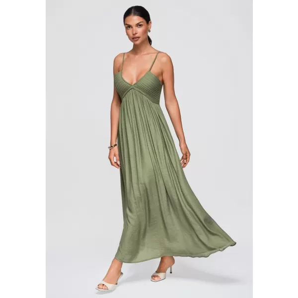  Obleka OMBRE OW-DLR-E0009 ZELENA 