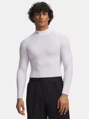 Moška majica s kratkimi rokavi UNDER ARMOUR UA HG ELITE COMP MOCK LS 6015385-100 BELA