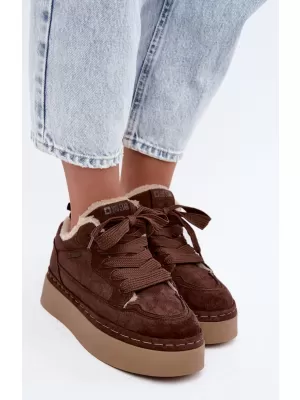 Ženski čevlji BIG STAR SHOES UU274188 RJAVE/BEŽ SENCE