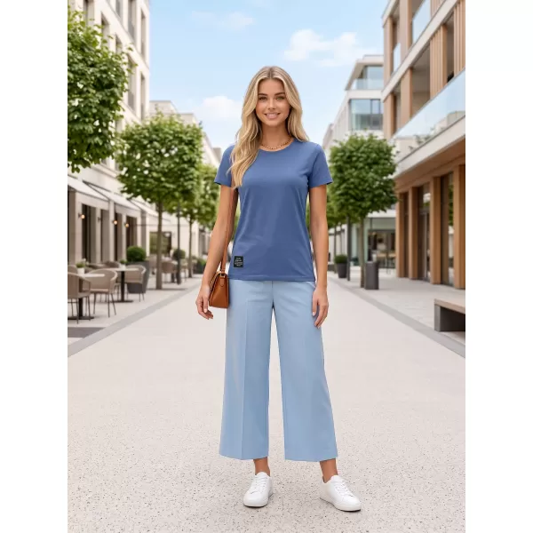  Ženska majica s kratkimi rokavi ALTISPORT NP/ALWST26001 DENIM MODRA 