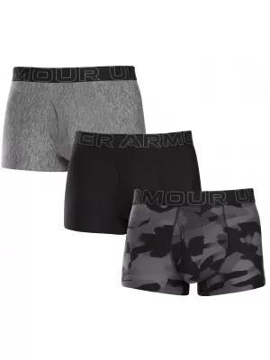 Moške boksarice UNDER ARMOUR M UA PERF TECH NOV 3IN - 3PK 1383883-001 ČRNA