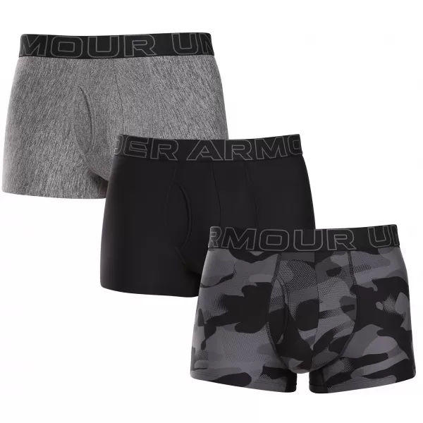  Moške boksarice UNDER ARMOUR M UA PERF TECH NOV 3IN - 3PK 1383883-001 ČRNA 