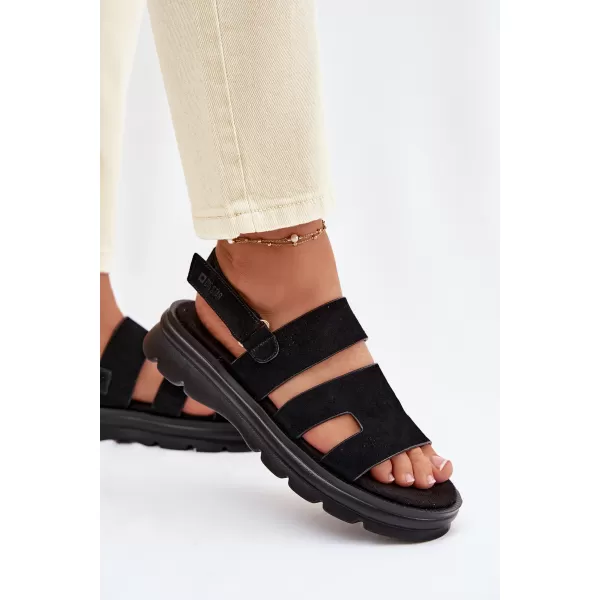  Ženske sandale BIG STAR SHOES TT274484 ČRNA 