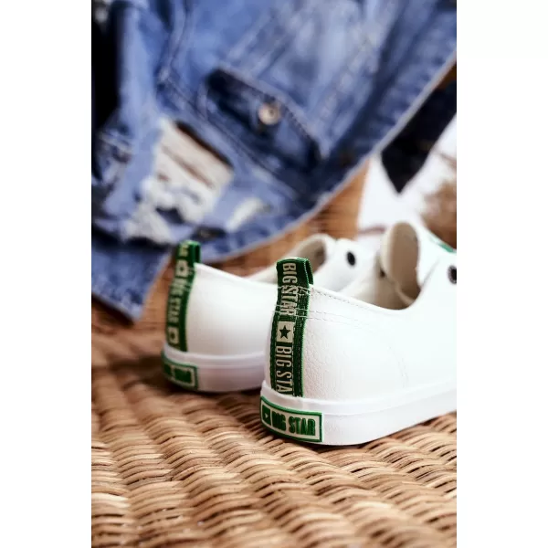  Ženske superge BIG STAR SHOES GG274006 BELA/ZELENA 