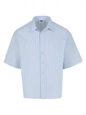Moška srajca URBAN CLASSICS TB8218-21550 ZAMRZNJENO MODRO