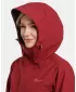 Ženska hardshell jakna KILPI MONTANA-W 1L0102KI TEMNO RDEČA