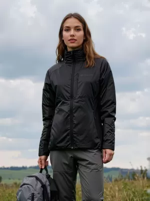 Ženska ultralahka jakna ALPINE PRO GEREDA ČRNA