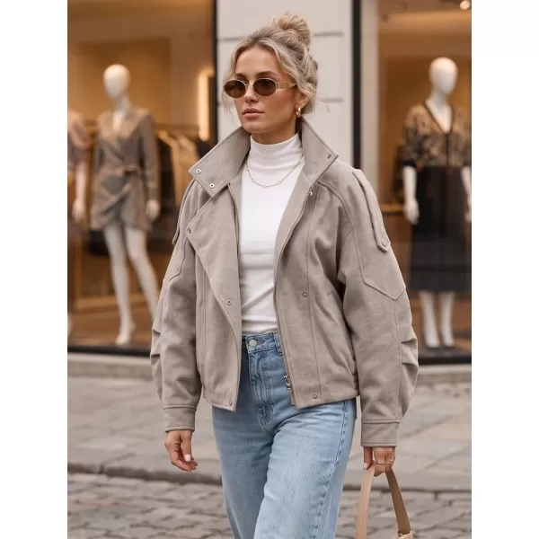  Ženska jakna DSTREET TY6033 KAKI 