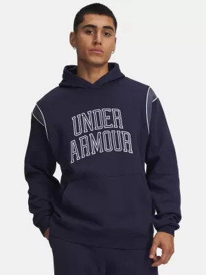 Moški pulover UNDER ARMOUR RIVAL FLEECE NOV HOODIE 6009353-410 MODRA