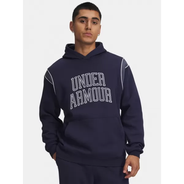  Moški pulover UNDER ARMOUR RIVAL FLEECE NOV HOODIE 6009353-410 MODRA 