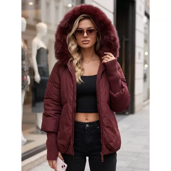  Ženska jakna DSTREET TY5992 BORDO 