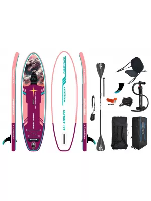 Deska za veslanje RIDEWAVE BLAZEBRAND 9'6'' COMBO NEDOLOČEN
