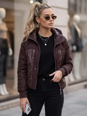 Ženska jakna DSTREET TY6094 BORDO