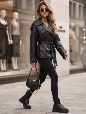 Ženska jakna DSTREET TY5911 ČRNA