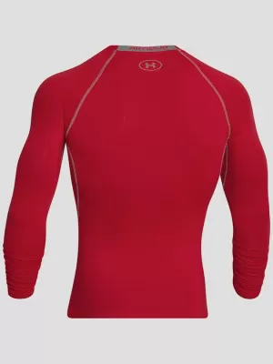 Moška kompresijska majica UNDER ARMOUR HG LS 1257471-600 RDEČA