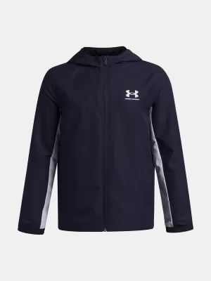 Fantovska jakna UNDER ARMOUR UA B RIVAL WVN JACKET 1390154-410 MODRA