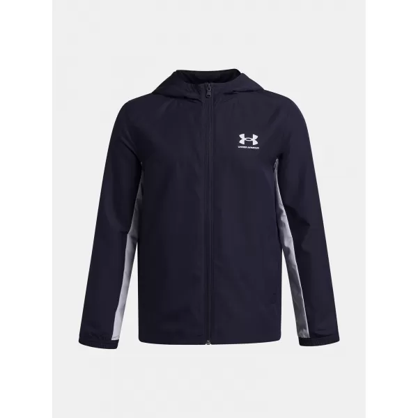  Fantovska jakna UNDER ARMOUR UA B RIVAL WVN JACKET 1390154-410 MODRA 