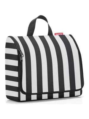 Toaletna torbica REISENTHEL TOILETBAG XL WO7086 POLETNE ČRTE ČRNE