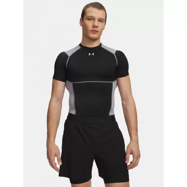  Moška majica s kratkimi rokavi UNDER ARMOUR UA HG ELITE COMP SS 6015382-008 ČRNA 