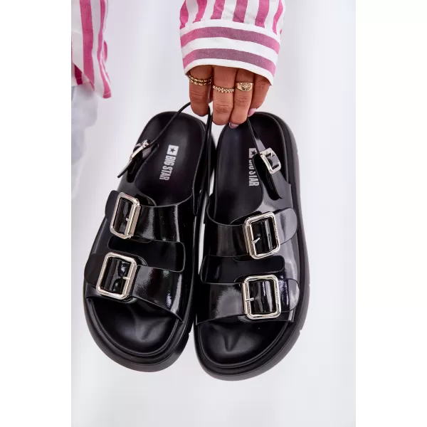  Ženske sandale BIG STAR SHOES RR274662 ČRNA 