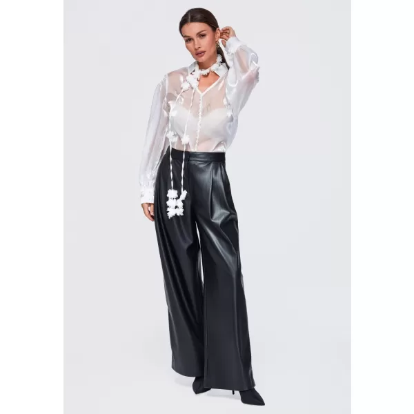  Ženska bluza OMBRE OW-TS-E0086 BELA 
