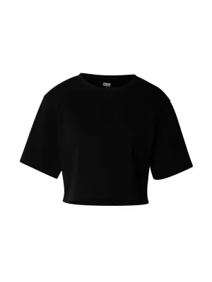 Ženska majica s kratkimi rokavi URBAN CLASSICS TB8288 ČRNA