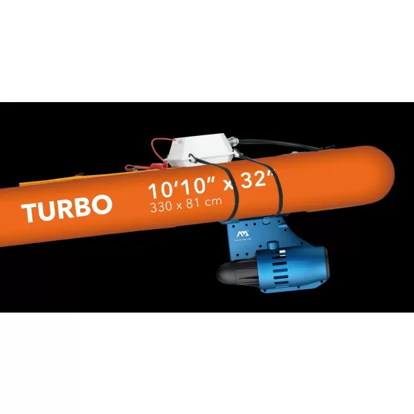  Deska za veslanje z motorjem AQUA MARINA GO Turbo 320 RUMENO SIVA 
