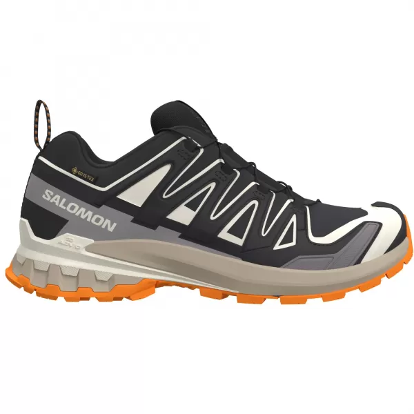  Moški čevlji SALOMON XA PRO 3D V9 GORE-TEX L47881900 ČRNI/VANILJEV LED/KURKUMA 