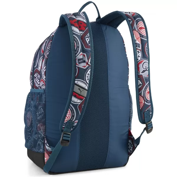  Nahrbtnik PUMA ACADEMY AOP BACKPACK 09115027 POLNOČNI BENCIN/ZA VSE ČASE RDEČE/TEKAŠKE ZNAČKE AOP 