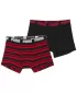 Moške boksarice PUMA MEN EVERYDAY HERITAGE STRIPE BOXER 93832605 RDEČA/ČRNA