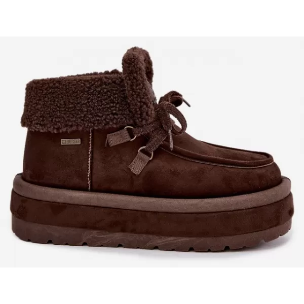  Ženski čevlji BIG STAR SHOES UU274214 RJAVE/BEŽ SENCE 