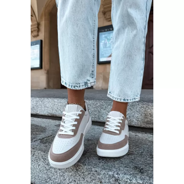  Ženske superge BIG STAR SHOES UU274275 BELA/BEŽ 