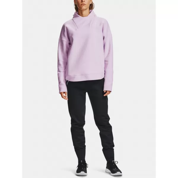  Ženski pulover UNDER ARMOUR RECOVER FLEECE WRAP NECK 1356347-570 VIJOLIČNA 