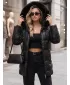 Ženska jakna DSTREET TY5755 ČRNA