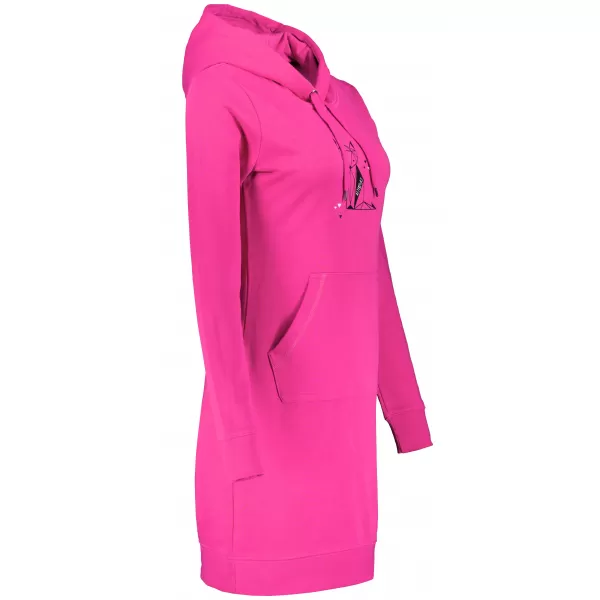  Ženski podaljšan pulover ALTISPORT ALW091419 MAGENTA 