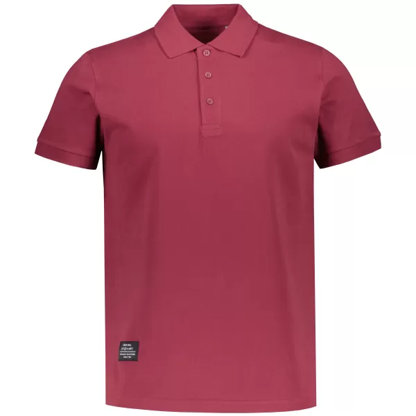  Moška majica s kratkimi rokavi z ovratnikom ALTISPORT NP/ALMST90601 BORDO 