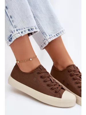 Ženske superge BIG STAR SHOES TT274123 RJAVA/BEŽ