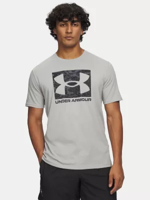 Moška majica s kratkimi rokavi UNDER ARMOUR UA ABC CAMO BOXED LOGO SS 1361673-069 SIVA