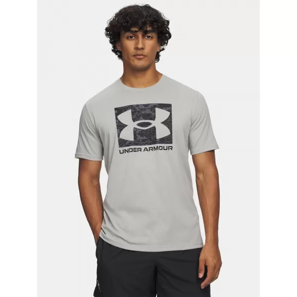  Moška majica s kratkimi rokavi UNDER ARMOUR UA ABC CAMO BOXED LOGO SS 1361673-069 SIVA 