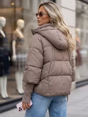 Ženska jakna DSTREET TY5897 BEŽ