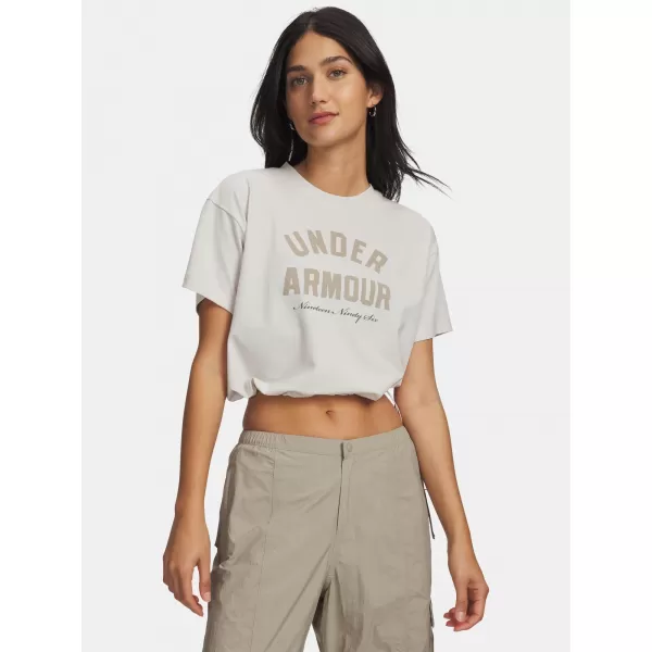  Ženska majica s kratkimi rokavi UNDER ARMOUR BUNGEE HEM TEE 6010950-110 BELA 