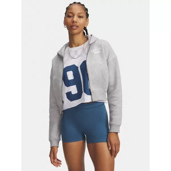  Ženski pulover UNDER ARMOUR ICON FLEECE NOV FZ 6010978-011 SIVA 