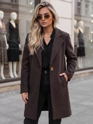 Ženski plašč DSTREET NY0814 RJAVA