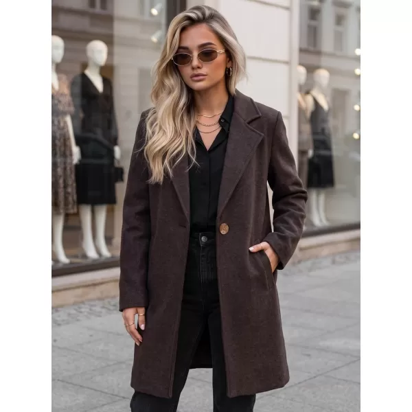  Ženski plašč DSTREET NY0814 RJAVA 