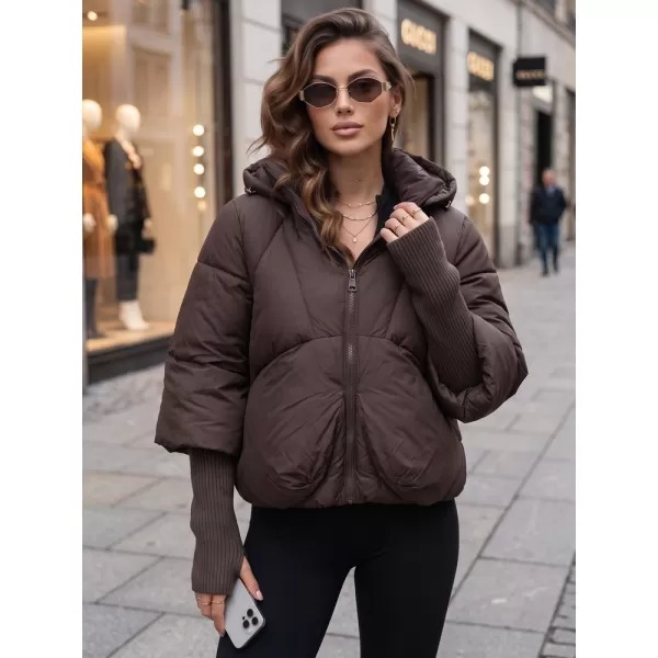  Ženska jakna DSTREET TY5896 RJAVA 